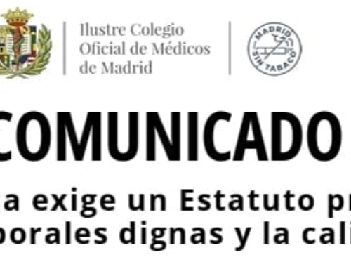 Comunicado del ICOMEM por el Estatuto del Médico