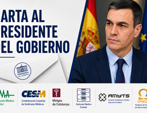 Carta de los médicos a Pedro Sánchez pidiendo su intervención para desbloquear el conflicto por el Estatuto Marco